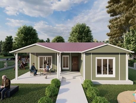 100m² Sümela Tek Katlı Prefabrik Ev 