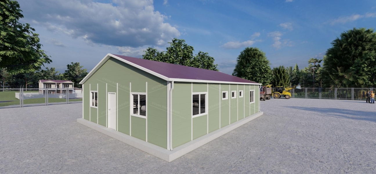 102m² Prefabricated Dormitory Building