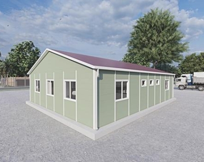 102m² Prefabrik Yatakhane Binası