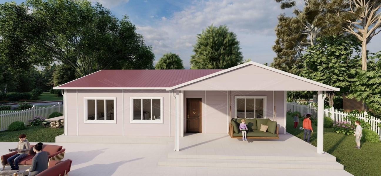 103m² Belek Single-Storey Prefabricated House