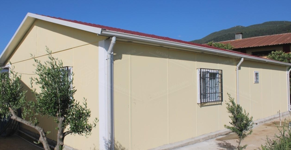 103m² İkiz Prefabrik Konut