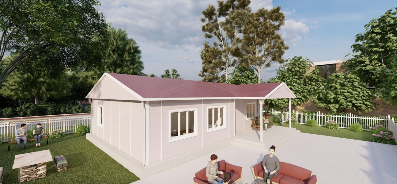 103m² Single Storey Prefabricated Houses