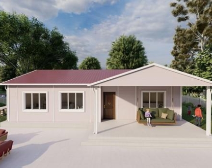 103m² Tek Katlı Prefabrik Ev 