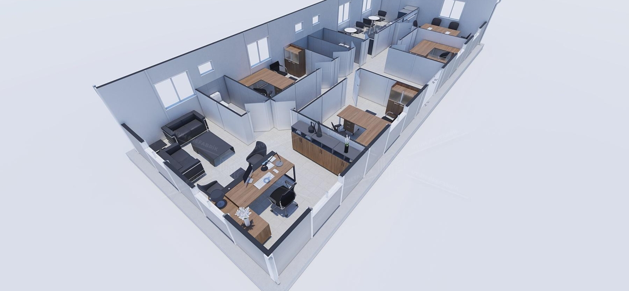 106m² Prefabricated Office Building