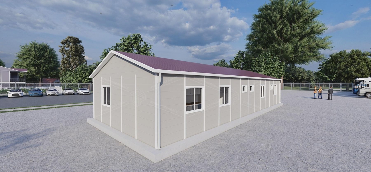 106m² Prefabrik Ofis Binası