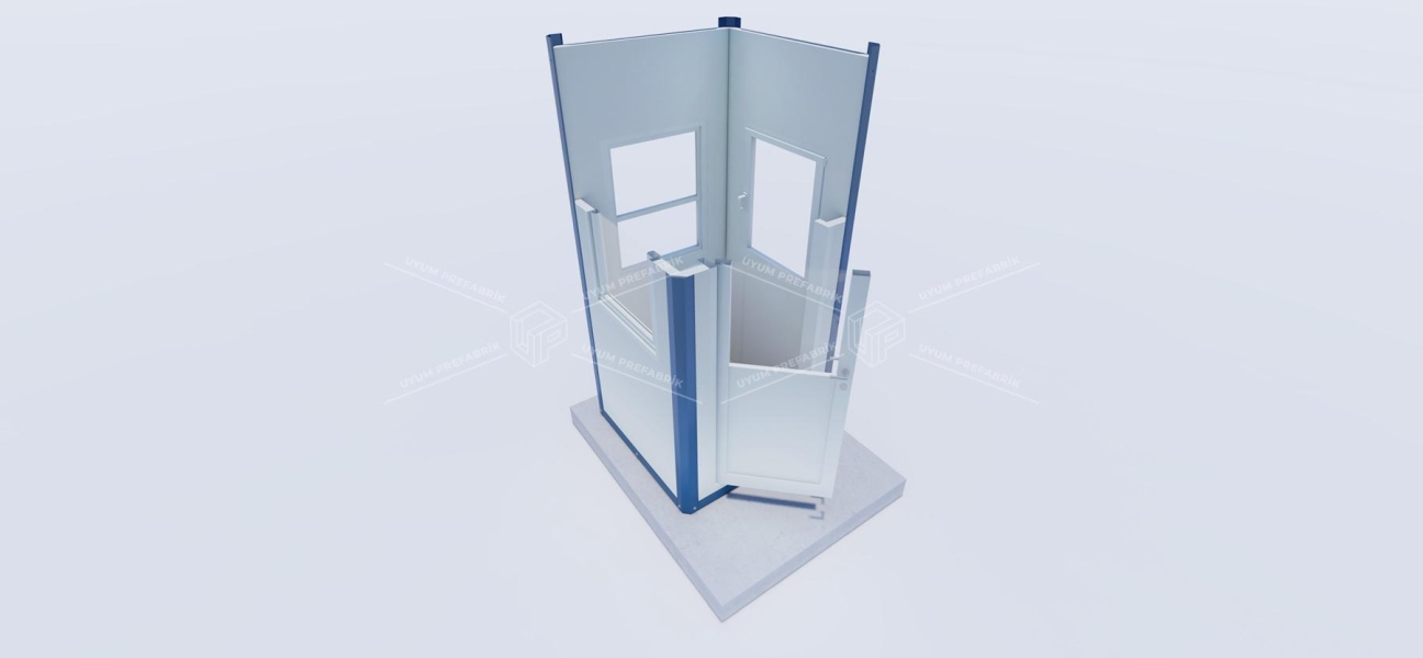 110 x 110 Sandviç Panel Kabin 