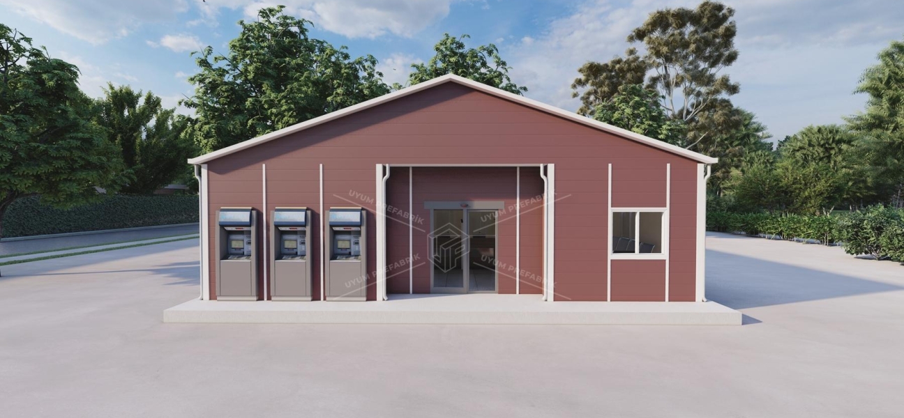 110m² Prefabricated Bank Building