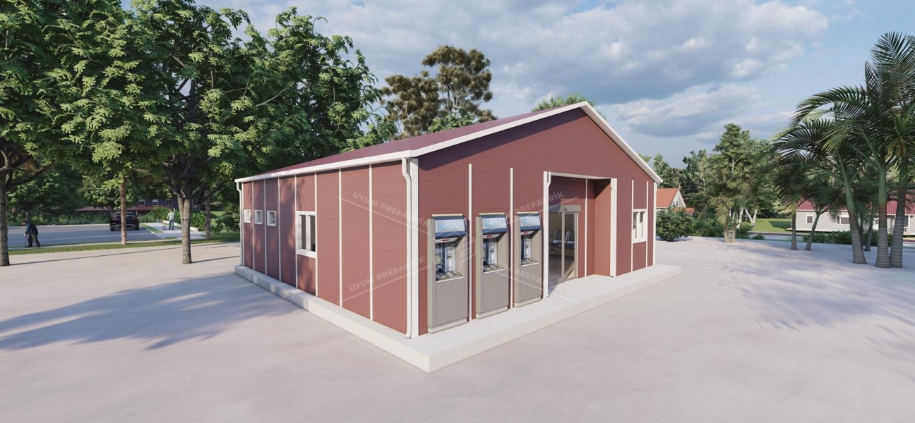 110m² Prefabricated Bank Building
