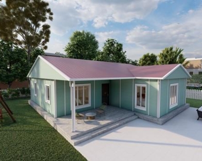 114m² Tek Katlı Prefabrik Konut
