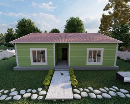 115m² Aksu Single-Story Steel Building