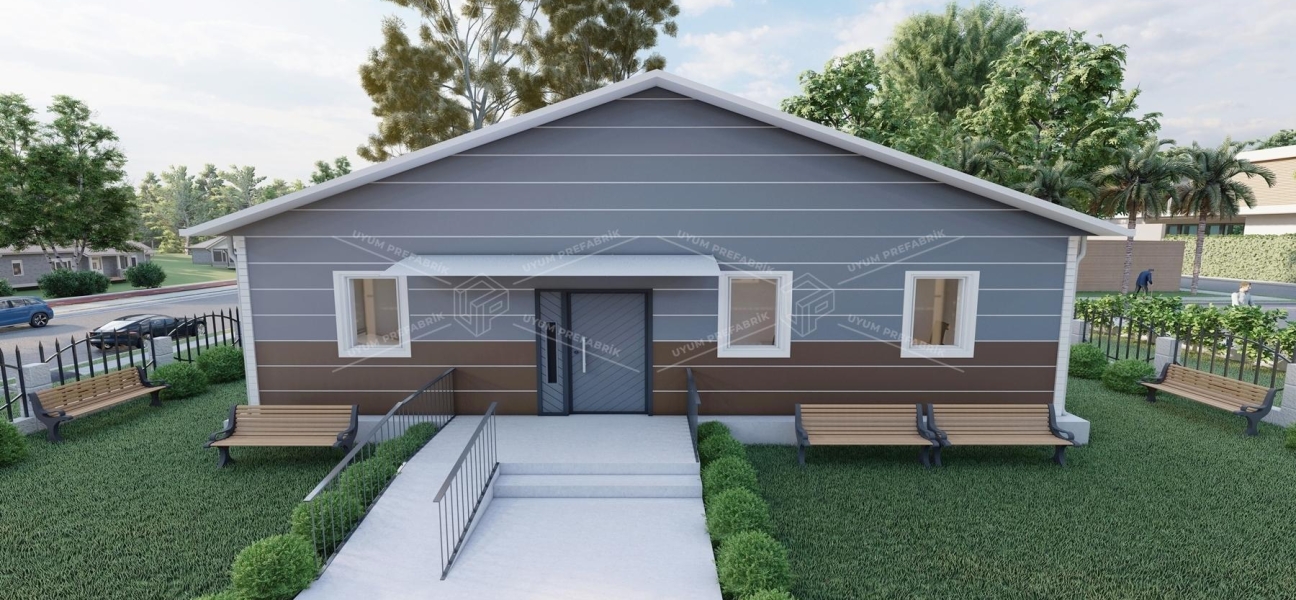 125m² ASM Single-Story Steel Building 