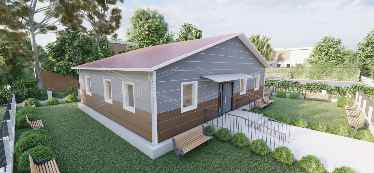 125m² ASM Single-Story Steel Building 