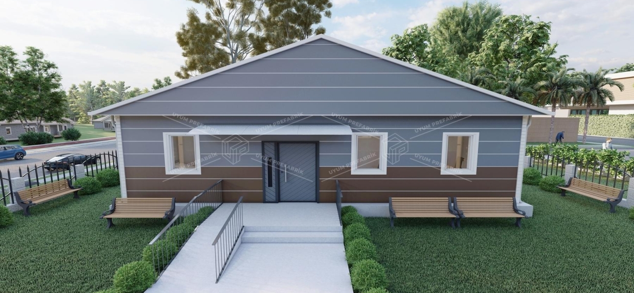 125m² ASM Single-Story Steel Building 