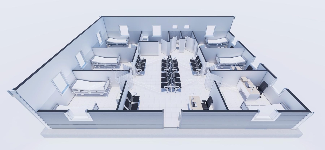 125m² ASM Single-Story Steel Building 