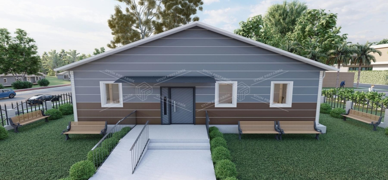 125m² ASM Single-Story Steel Building 