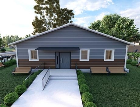 125m² ASM Single-Story Steel Building 