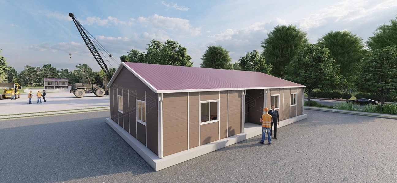 125m² Prefabricated Office Building