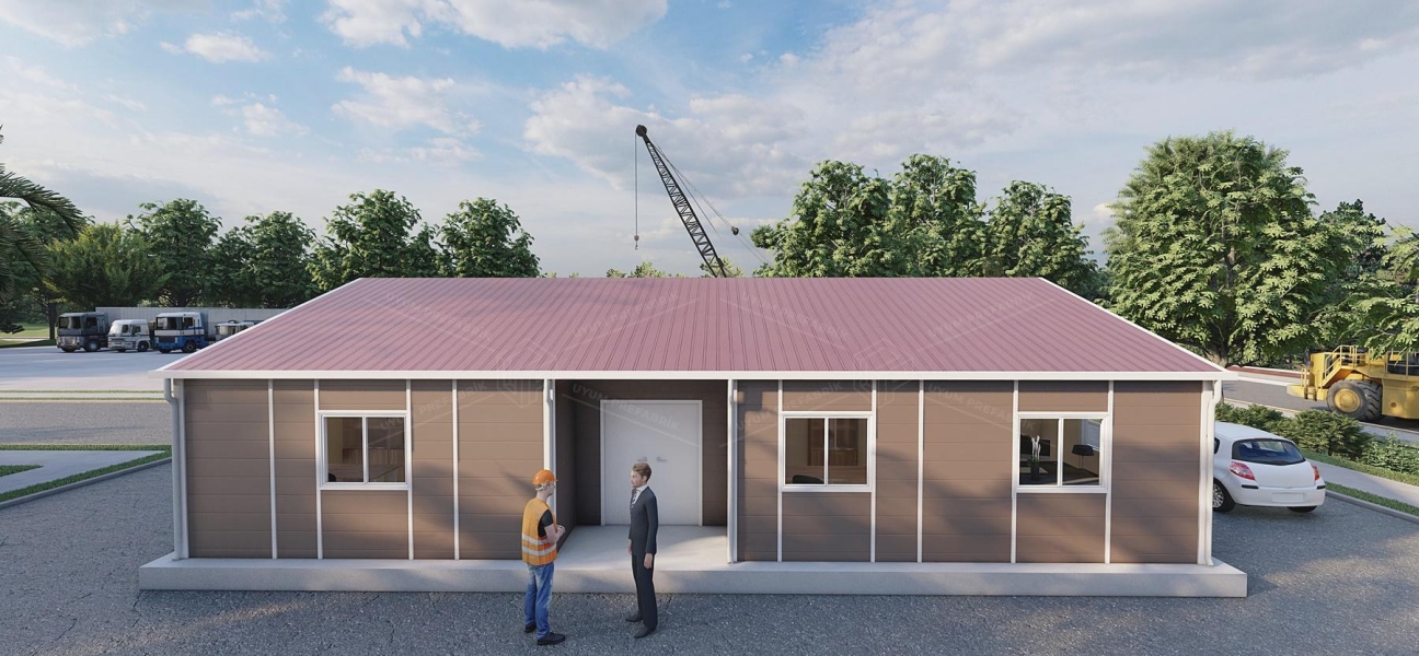 125m² Prefabrik Ofis Binası