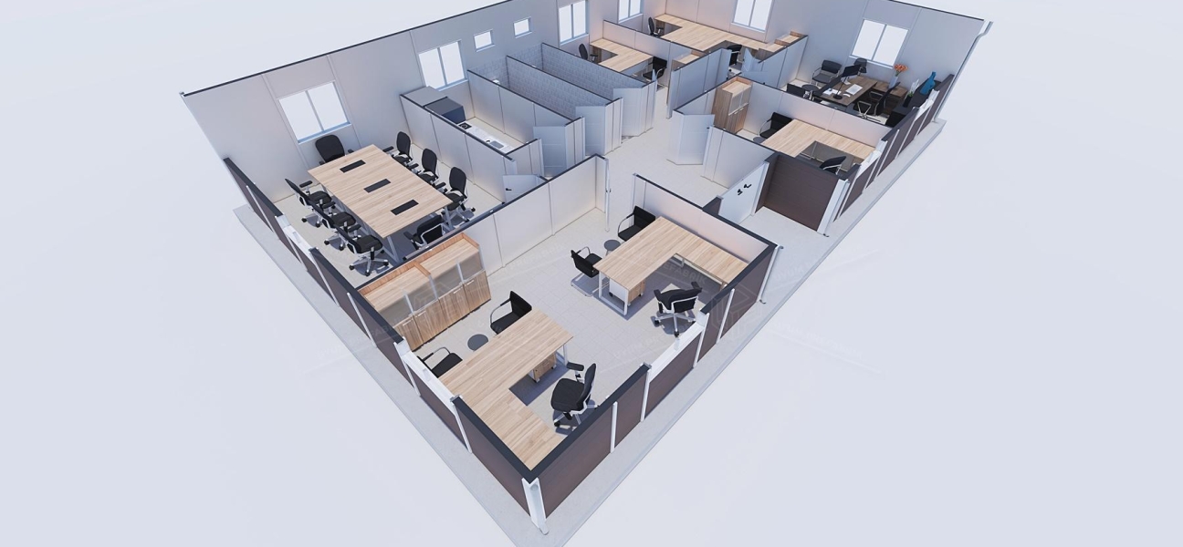 125m² Prefabrik Ofis Binası