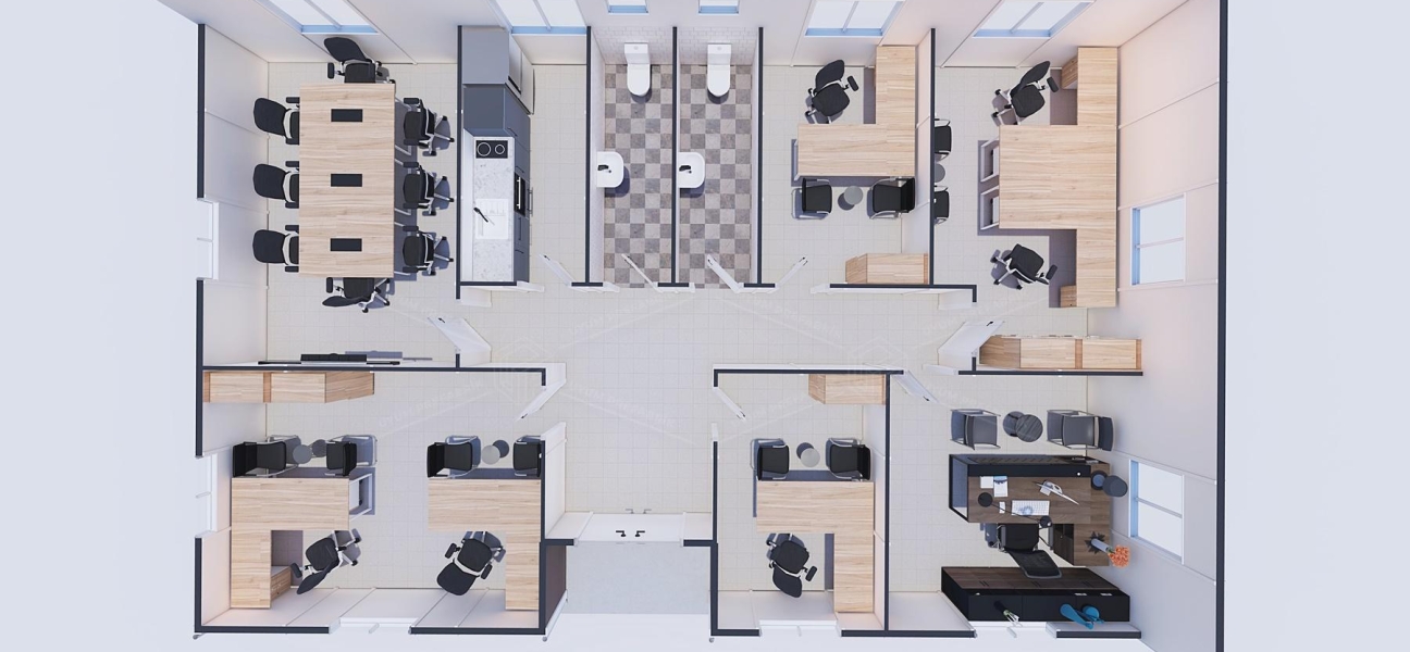 125m² Prefabrik Ofis Binası