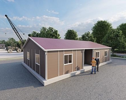 125m² Prefabrik Ofis Binası