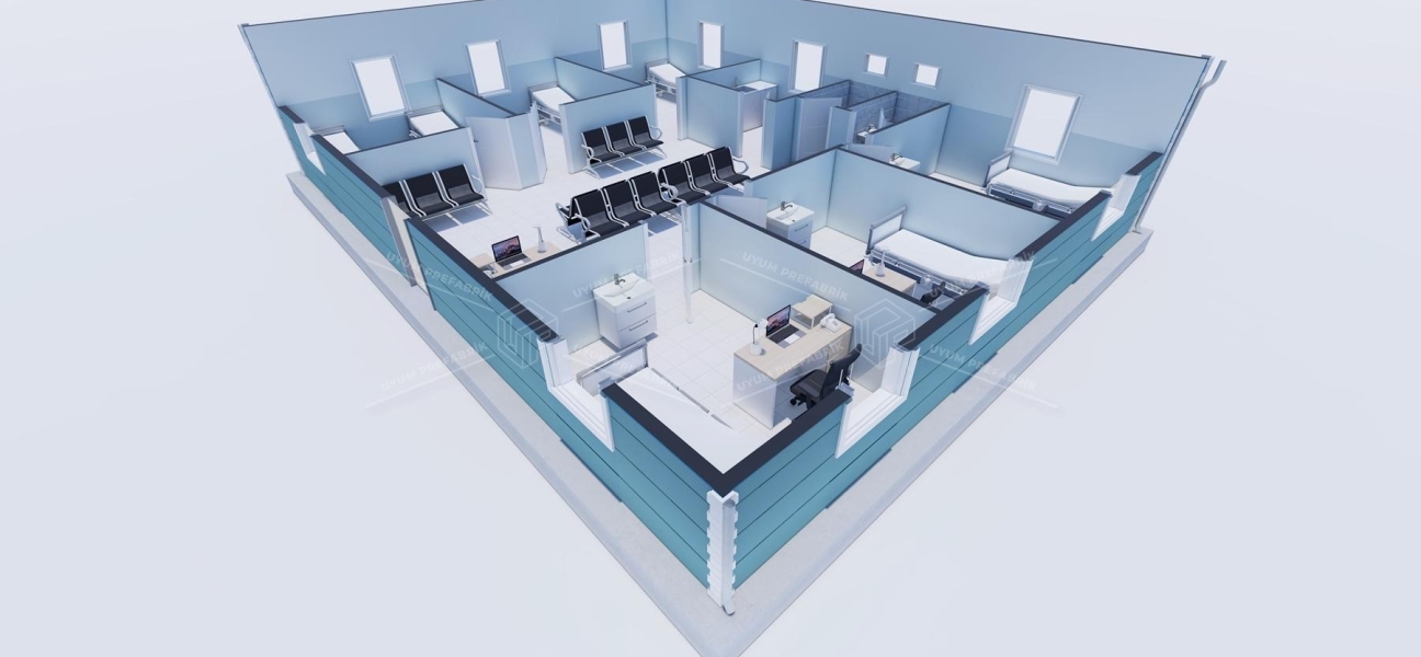 125m² Tek Katlı Çelik ASM Binası