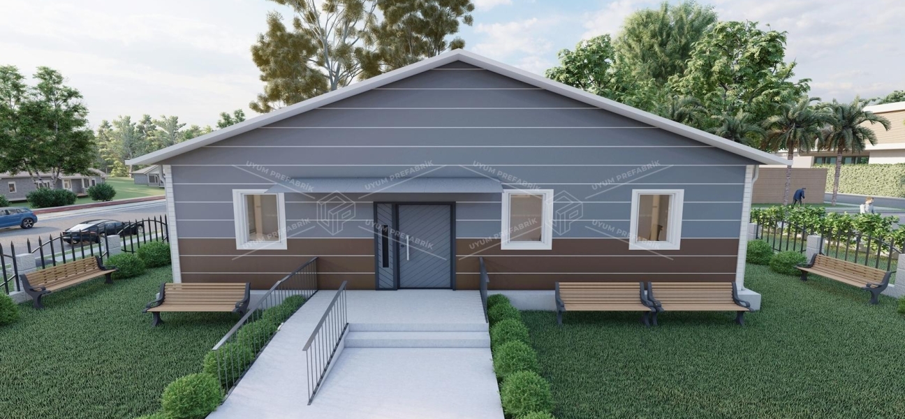 125m² Tek Katlı Çelik ASM Binası