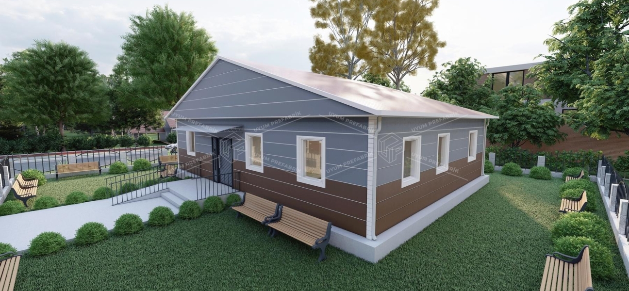 125m² Tek Katlı Çelik ASM Binası