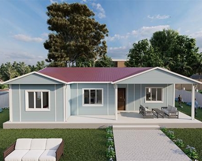 126m² Tek Katlı Prefabrik Ev 