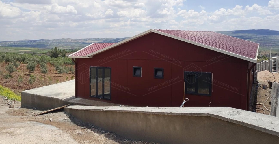 130m² Prefabrik Ev Binası 