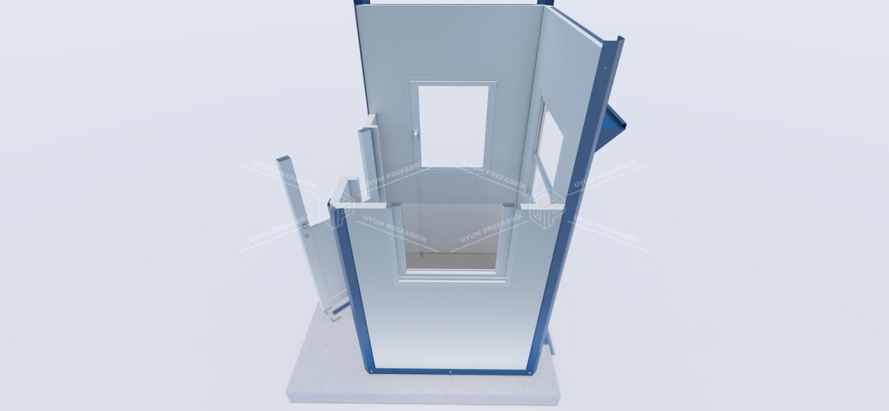 130x130 Panel Kabin WC-Duş 