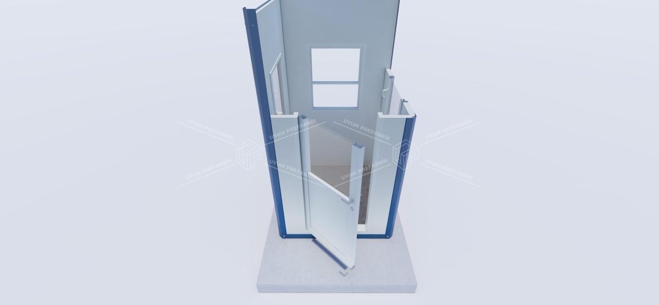 130x130 Panel Kabin WC-Duş 