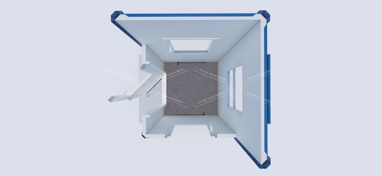 130x130 Sandviç Panel Kabin 