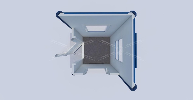 130x130 Sandwich Panel Cabin