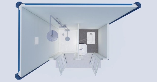 130x210 Panel Cabin WC-Shower