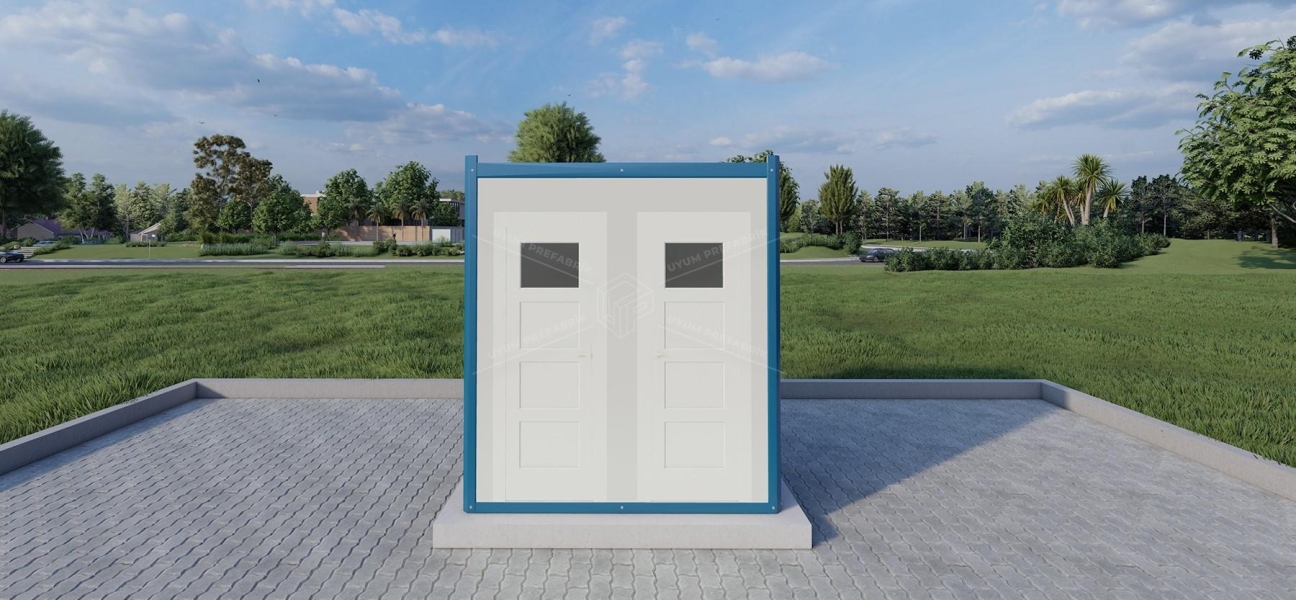 130x210 Panel Kabin WC-Duş 