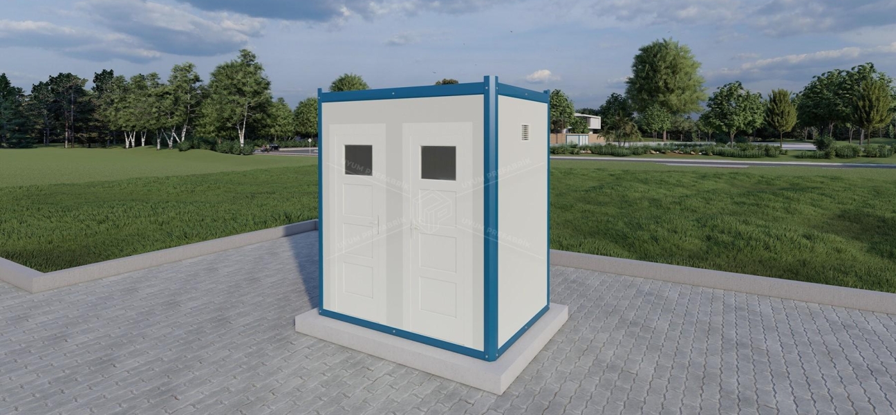 130x210 Panel Kabin WC-Duş 