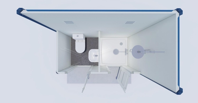 130x250 Panel Cabin WC-Shower