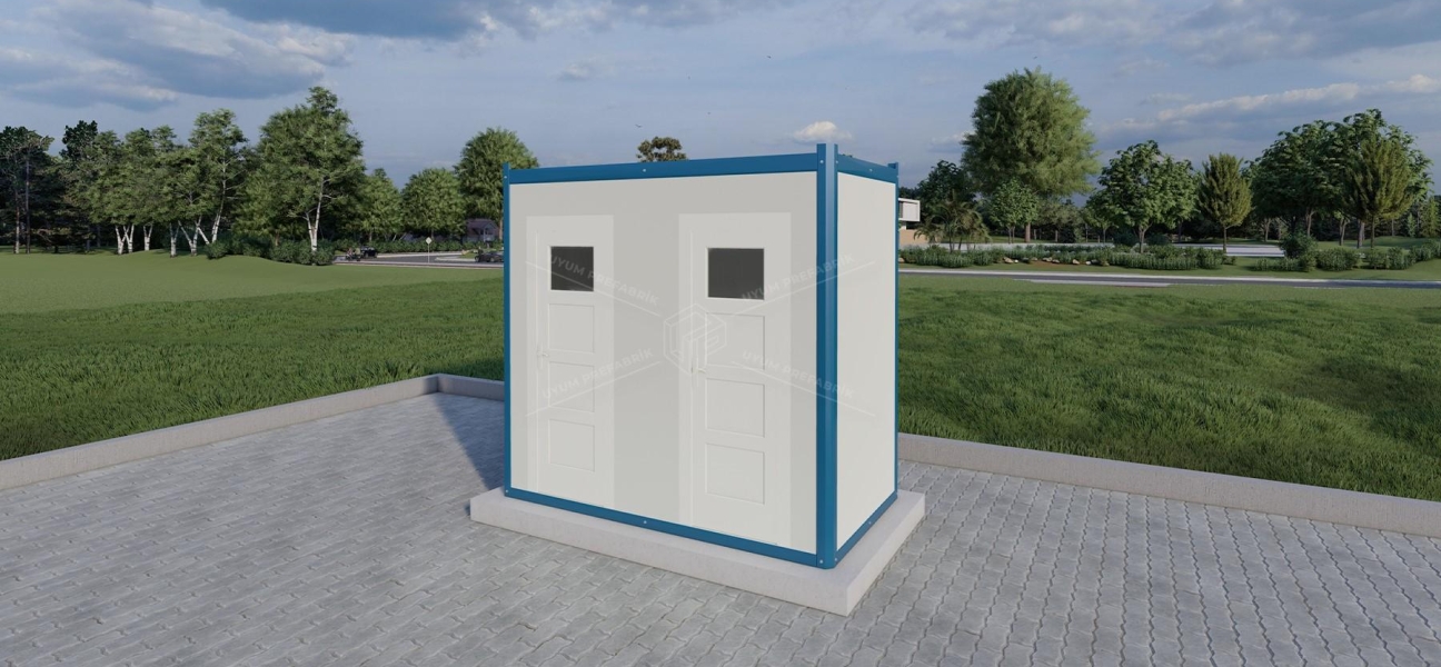 130x250 Panel Kabin WC-Duş 