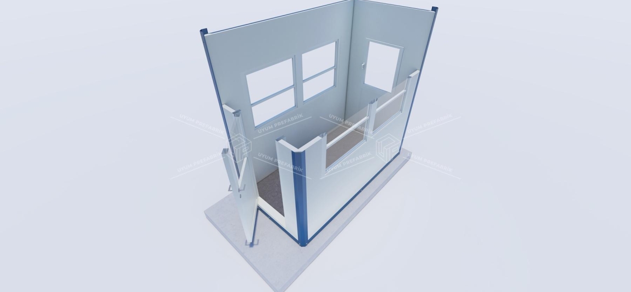 130x250 Sandviç Panel Kabin 