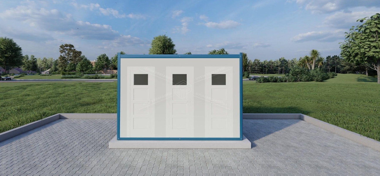 130x340 Panel Cabin WC-Shower