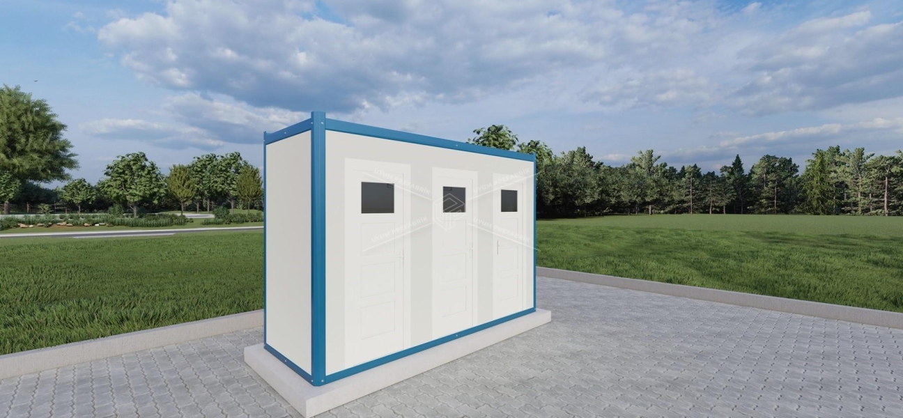 130x340 Panel Kabin WC-Duş 