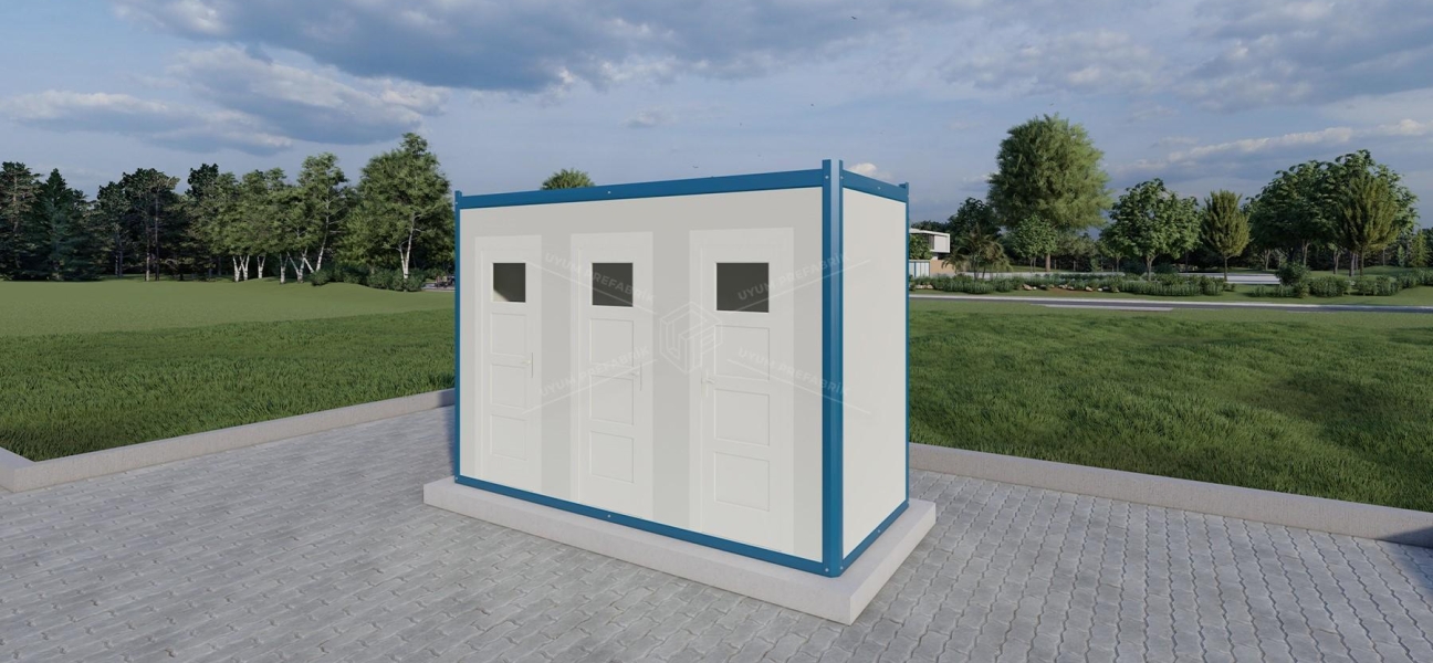 130x340 Panel Kabin WC-Duş 