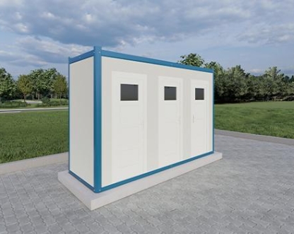 130x340 Panel Kabin WC-Duş 