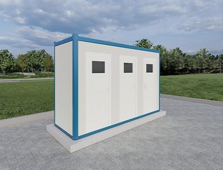 130x340 Panel Kabin WC-Duş 