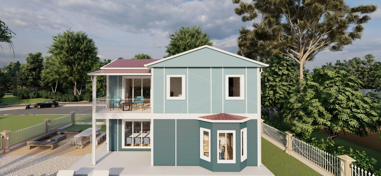 131m² Safranbolu Two-Storey Prefabricated House