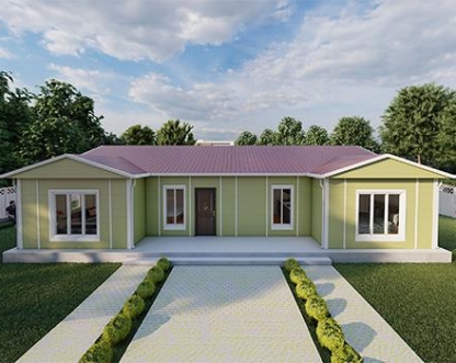 131m² Tek Katlı Prefabrik Konut