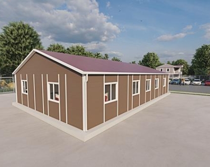 136m² Prefabrik Ofis Binası