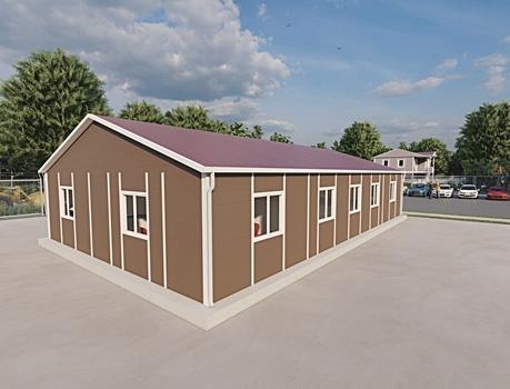 136m² Prefabrik Ofis Binası