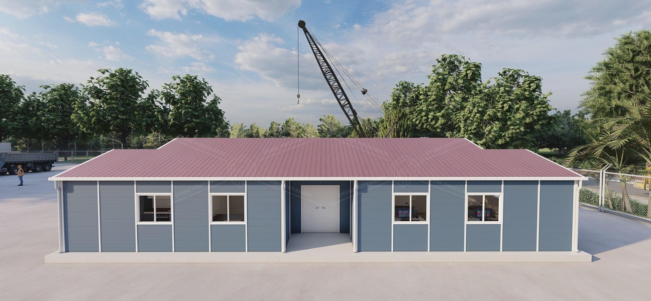 137m² Prefabricated Office Building
